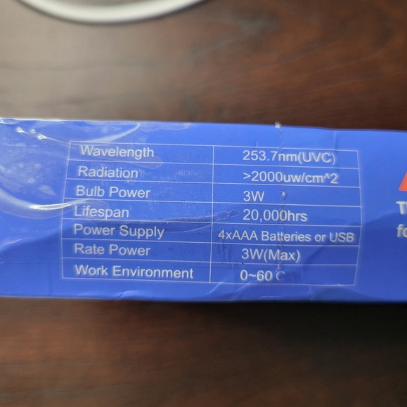 PORTABLE UV STERILIZER 99.9% - Picture 6 of 9